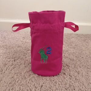 Hot Pink Ralph Lauren #2 Drawstring Pouch